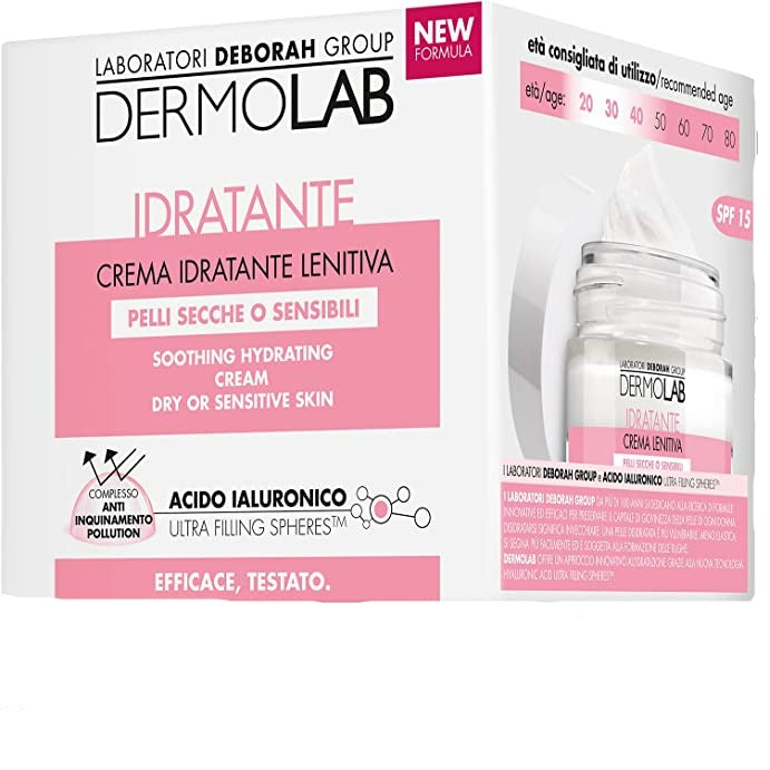 Dermolab Feuchtigkeitsspendende Gesichtscreme für trockene/empfindliche Haut 50 ml