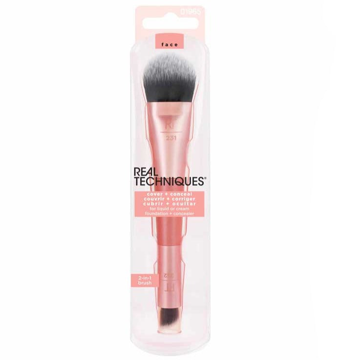 Real Techniques 2in1 Foundation- und Concealer-Pinsel