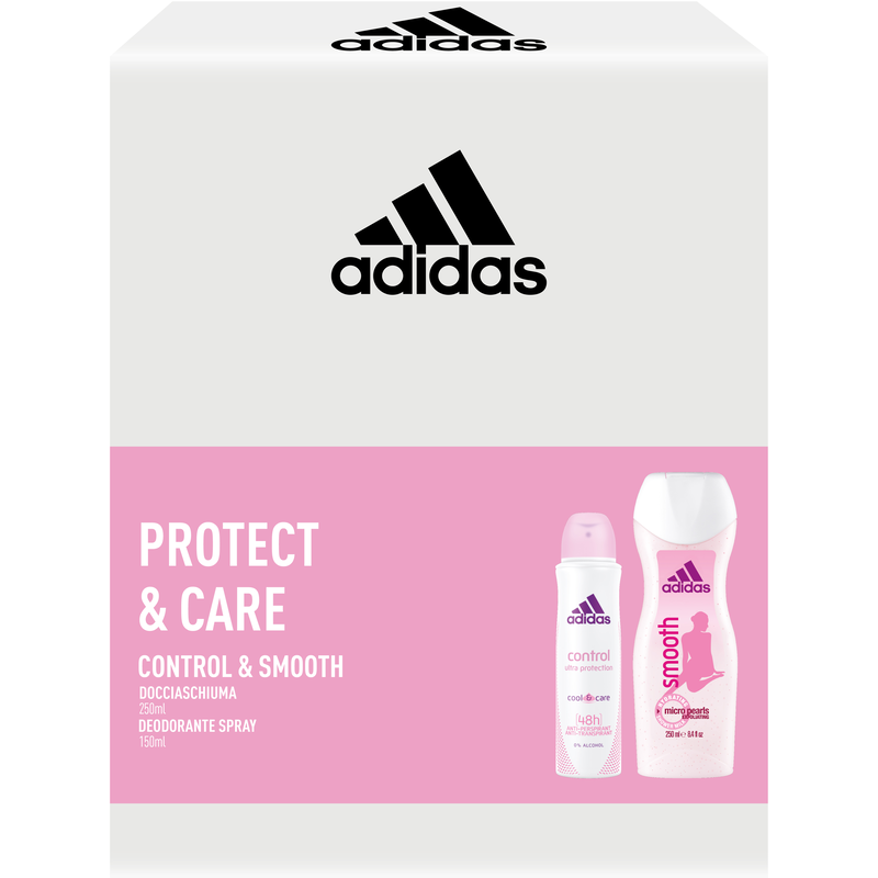Adidas Confezione Donna Protect & Care Docciaschiuma 250 ml + Deodorante 150 ml