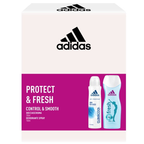 Adidas Women's Pack Protect &amp; Fresh Shower gel 250 ml + Deodorant 150 ml