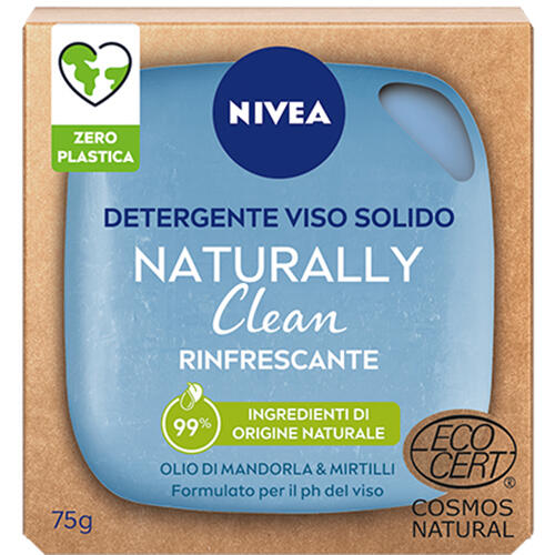 Nivea Naturally Clean Fester Gesichtsreiniger 75 g