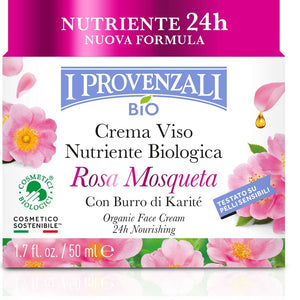 I Provenzali Organic Rosa Mosqueta Nährende Gesichtscreme 50 ml