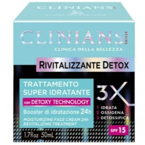 Clinians Crema Viso Super Idratante Detox 50 ml