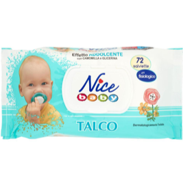 Nice Salviette Detergenti Talco
