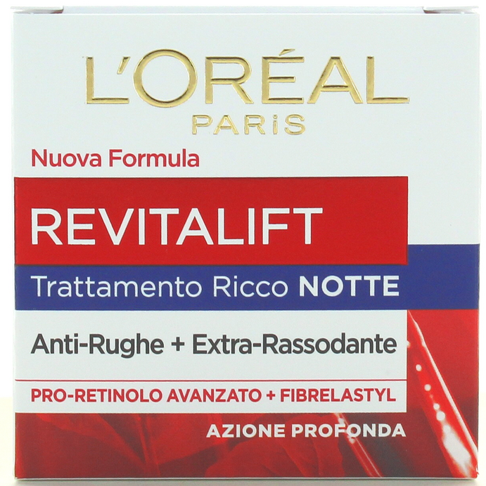 L'Oréal Paris Crema Viso Anti Rughe Rassodante Giorno Revitalift 50 ml