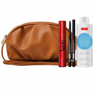 Leather Trousse + Vamp Sexy Lashes Mascara + Automatic Pencil + Pupa Micellar Water