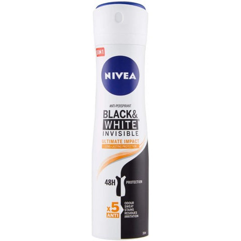 Nivea Deodorante Spray Black & White Ultimate Impact 150 ml
