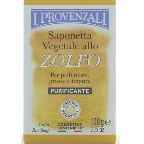 I Provenzali Sapone Vegetale Zolfo 100 g